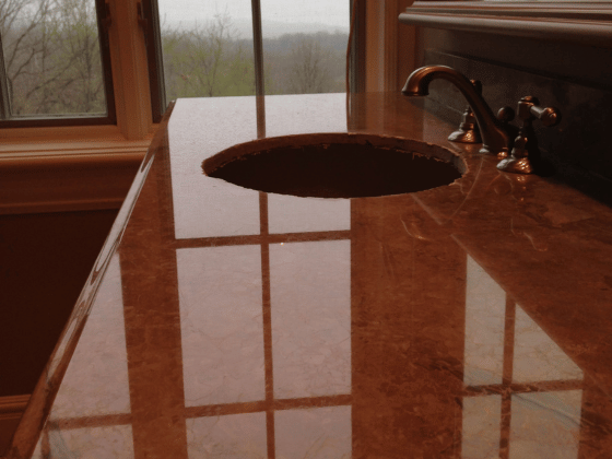 Marble Countertop Restoration - After